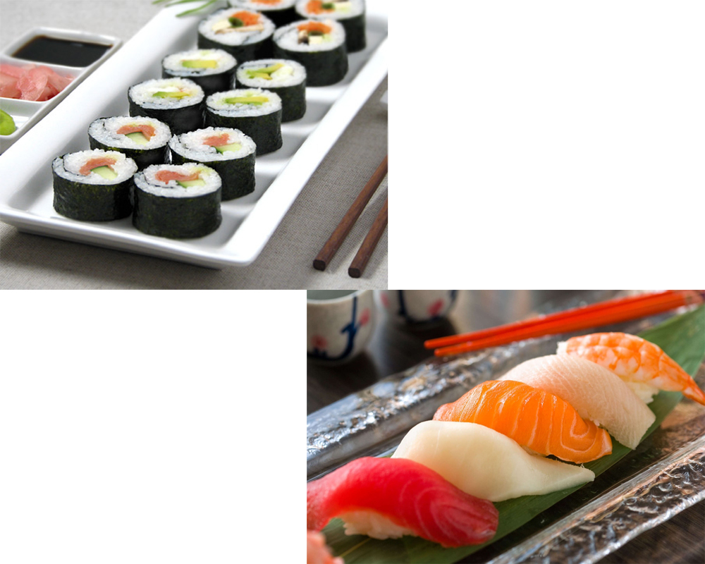 nigiri vs sushi vs sashimi